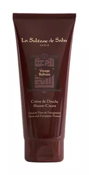 Очищающий крем-гель для тела с ароматом лотоса и франжипани La Sultane De Saba Lotus and Frangipani Flowers Shower Cream