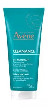 Очищающий матирующий гель для лица Avene Cleanance Gel Nettoyant Mattifying