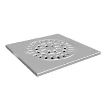 Uponor Drain решетка трапа квадратная без основы 150/200х200мм, нерж. сталь, 1093070