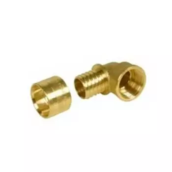 Угольник-переходник Gummel 1/2"ВР-20 с внутренней резьбой, 10 бар