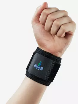 Бандаж на лучезапястный сустав "OppO", Черный