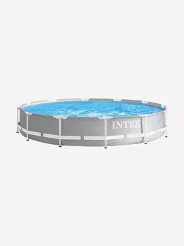 Бассейн Intex 26716 каркасный Prism Frame366х99 см, объем 8592 л, Серый