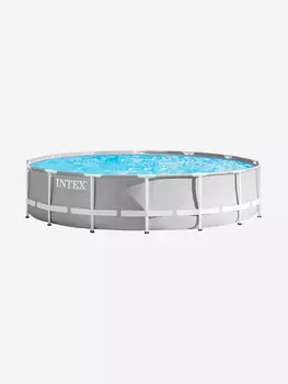 Бассейн Intex 26720 каркасный Prism Frame 427х107 см, объем 12706 л, Серый
