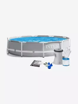 Бассейн каркасный Intex 26702NP "Prism Frame" 305х76см, Серый