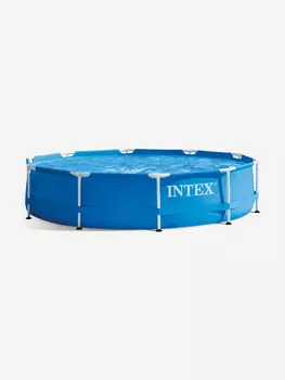 Бассейн каркасный Intex Metal Frame, 305х76 см, синий, Синий