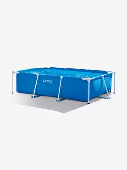 Бассейн каркасный Intex Rectangular Frame, 300x200x75 см, синий, Синий