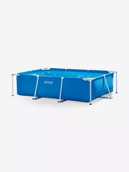 Бассейн каркасый Intex Rectangular Frame, 220x150x60 см, синий, Синий