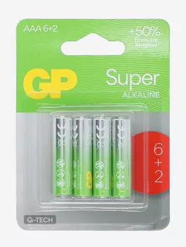 Батарейки щелочные GP Ultra Plus Alkaline, 8 шт, Мультицвет