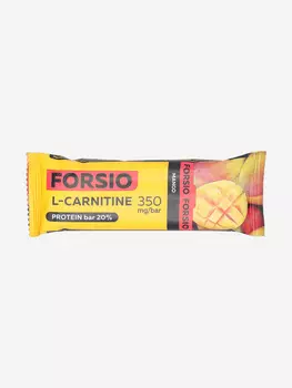 Батончик с L-карнитином Forsio "Манго" 40 г, Желтый