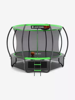 Батут Jump Power 14ft PRO Basket Green, Зеленый