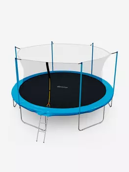 Батут каркасный с сеткой DFC Kondition 16 ft / с лестницей, Голубой