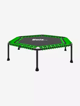 Батут спортивный UNIX Line Fitness Lite 130 см, зеленый, Зеленый