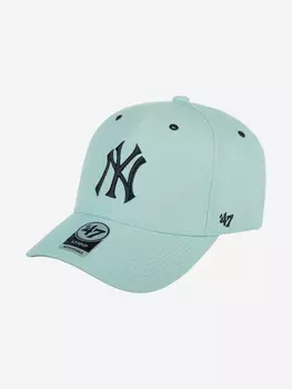 Бейсболка 47 BRAND B-AERIL17GWS New York Yankees MLB (голубой), Голубой