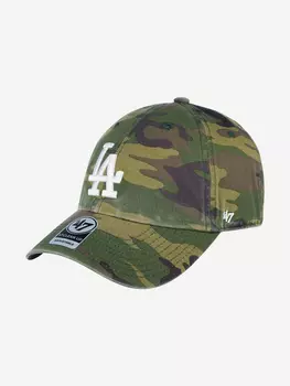 Бейсболка 47 BRAND B-CARGW12GWSNL Los Angeles Dodgers MLB (оливковый), Мультицвет