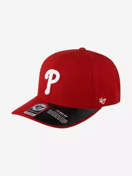 Бейсболка 47 BRAND B-CLZOE19WBP-RDA Philadelphia Phillies MLB (красный), Красный