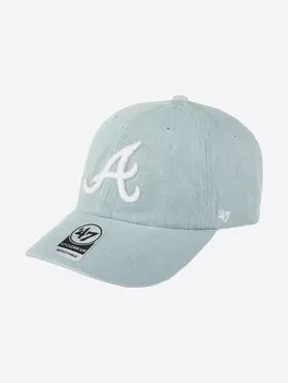 Бейсболка 47 BRAND B-MDOWD01DDS-LC Atlanta Braves MLB (голубой), Голубой