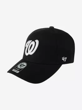 Бейсболка 47 BRAND B-MVP15WBV-BK Washington Nationals MLB (черный), Черный