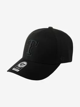 Бейсболка 47 BRAND B-MVP25WBV-BKB Texas Rangers MLB (черный), Черный