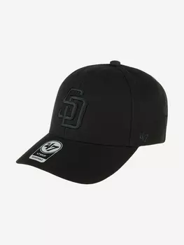 Бейсболка 47 BRAND B-MVPSP21WBP-BKB San Diego Padres MLB (черный), Черный