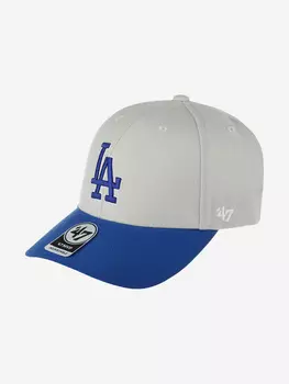 Бейсболка 47 BRAND B-MVPTT12WBV-GY Los Angeles Dodgers MLB (серый), Серый