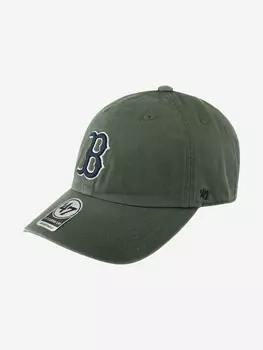 Бейсболка 47 BRAND B-RGW02GWSNL-MSN Boston Red Sox MLB (оливковый), Мультицвет