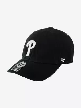 Бейсболка 47 BRAND B-RGW19GWS-BKW Philadelphia Phillies MLB (черный), Черный