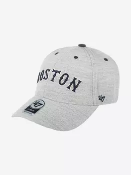 Бейсболка 47 BRAND B-STMCS02WHV-CC Boston Red Sox MLB (серый), Серый