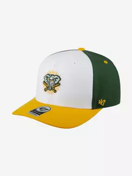 Бейсболка 47 BRAND BCPTN-CLZRP18WBP-DG94 Oakland Athletics MLB (зеленый), Зеленый