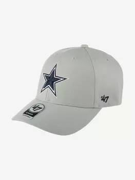 Бейсболка 47 BRAND F-MVP09WBV-GY Dallas Cowboys NFL (серый), Серый