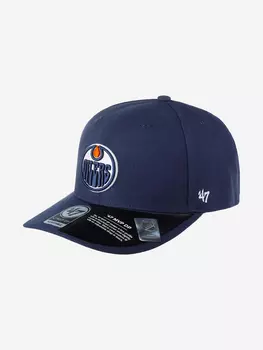 Бейсболка 47 BRAND H-CLZOE06WBP Edmonton Oilers NHL (синий), Синий