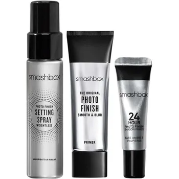 Набор Photo Finish Matte Finish Liquid Primer 12 мл, фиксирующий спрей 30 мл, основа под тени для век 7 мл Smashbox