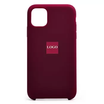 Чехол-накладка ORG Soft Touch для смартфона Apple iPhone 11, силикон, бордовый (120281)