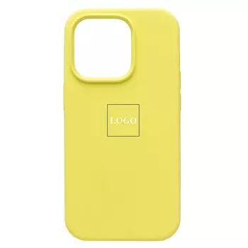 Чехол-накладка ORG Soft Touch для смартфона Apple iPhone 14 Pro, лимонный (212198)