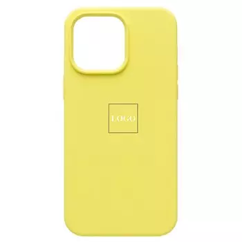 Чехол-накладка ORG Soft Touch для смартфона Apple iPhone 14 Pro Max, лимонный (212216)