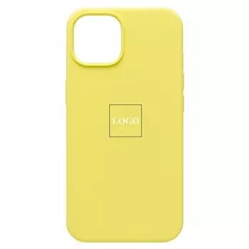 Чехол-накладка ORG Soft Touch для смартфона Apple iPhone 14, soft-touch, лимонный (212162)