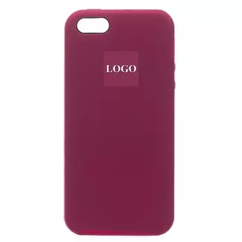 Чехол-накладка ORG Soft Touch для смартфона Apple iPhone 5/5s/SE, силикон, бордовый (120273)