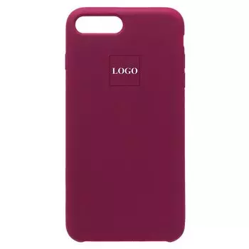 Чехол-накладка ORG Soft Touch для смартфона Apple iPhone 7 Plus/8 Plus, силикон, бордовый (120276)
