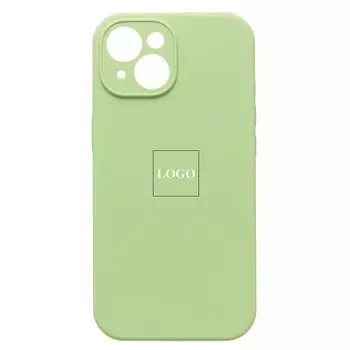 Чехол-накладка ORG Soft Touch с закрытой камерой для смартфона Apple iPhone 15, силикон, зеленый (230159)