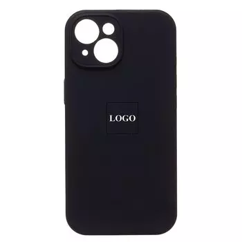 Чехол-накладка ORG Soft Touch с закрытой камерой для смартфона Apple iPhone 15, силикон, черный (230158)
