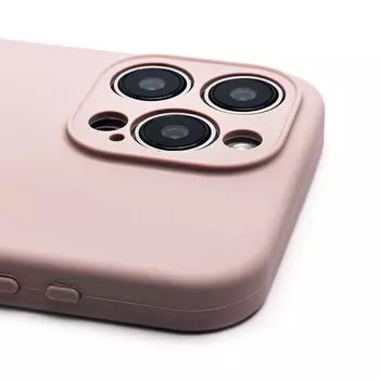 Чехол-накладка ORG Soft Touch с закрытой камерой для смартфона Apple iPhone 15 Pro Max, силикон, бежевый (236252)