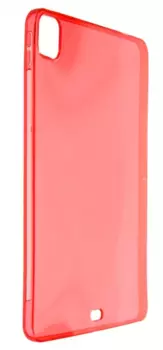 Чехол-накладка Red Line для планшета Apple iPad Pro 11 2018/2020, силикон, красный полупрозрачный (УТ000026258)
