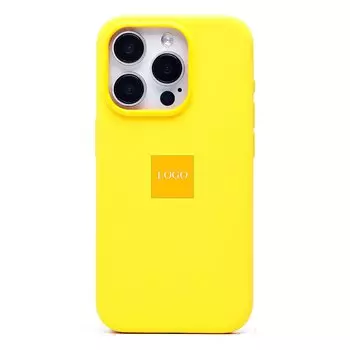 Чехол-накладка ORG Silicone Case SafeMag с анимацией для смартфона Apple iPhone 15 Pro, силикон, солнечный (230176)
