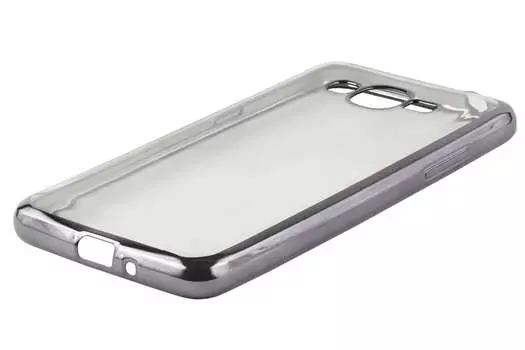 Чехол-накладка Red Line iBox Blaze для смартфона Samsung Galaxy J2 Prime (G532), силикон, прозрачный/черный