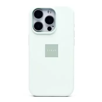 Чехол-накладка ORG Silicone Case SafeMag с анимацией для смартфона Apple iPhone 15 Pro, силикон, нежная мята (230175)