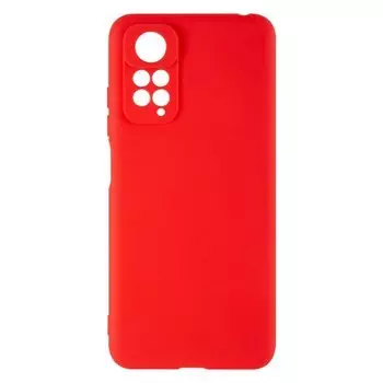 Чехол-накладка Red Line IBox Case с защитой камеры, без подложки для смартфона Xiaomi Redmi Note 11s, силикон, красный (УТ000031686)