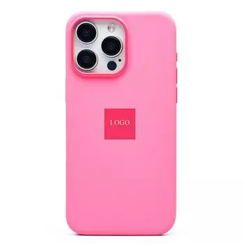 Чехол-накладка ORG Silicone Case SafeMag с анимацией для смартфона Apple iPhone 15 Pro Max, силикон, розовый (230178)