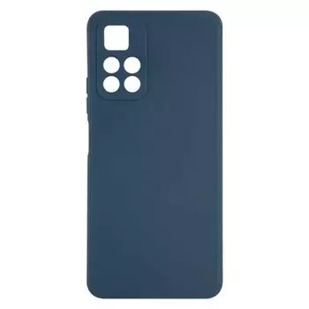 Чехол-накладка Red Line IBox Case с защитой камеры и подложкой для смартфона Xiaomi Poco M4 Pro 5G, силикон, синий (УТ000030324)
