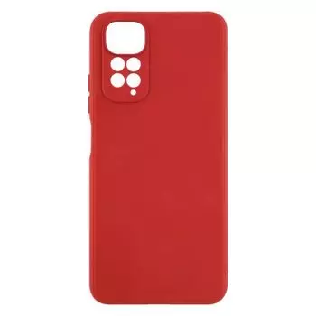 Чехол-накладка Red Line IBox Case с защитой камеры и подложкой для смартфона Xiaomi Redmi Note 11s, силикон, красный (УТ000030339)