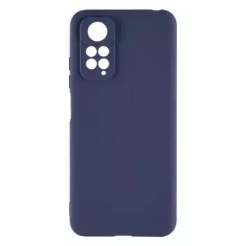 Чехол-накладка Red Line IBox Case с защитой камеры и подложкой для смартфона Xiaomi Redmi Note 11s, силикон, синий (УТ000031064)