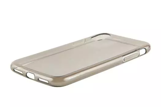 Чехол-накладка Red Line iBox Crystal для смартфона Apple iPhone X, силикон, серый